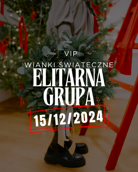 WARSZTATY ŚWIĄTECZNE | wspólne tworzenie świątecznych wianków | 15.12.2024 17:00 | SIEDLCE Pracownia „Zaskocz Mamę” (Kopia)